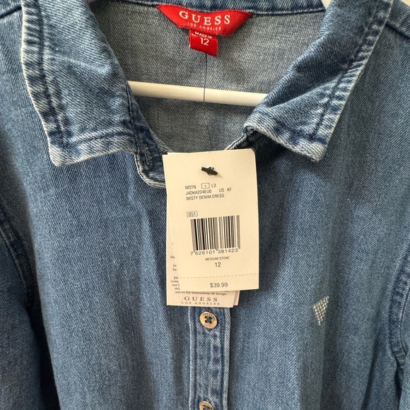 GUESS Denim Shirt Dress - Picture 2 of 2